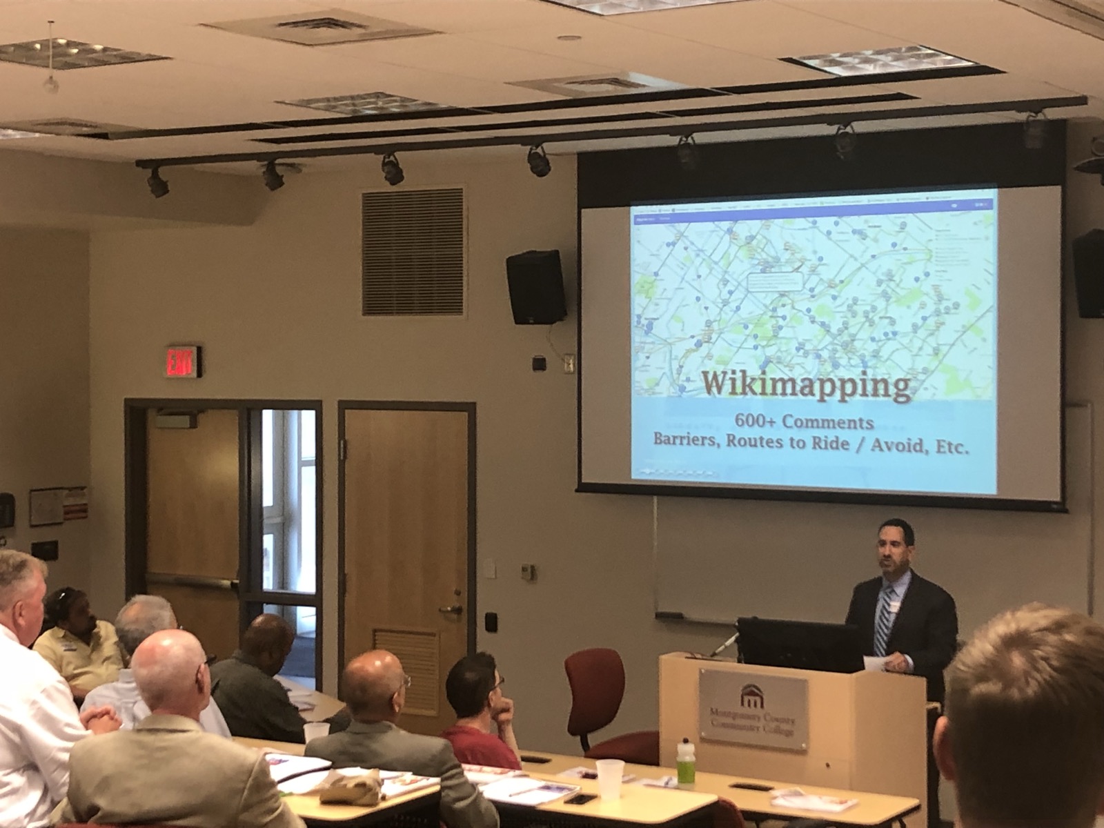 Montgomery County presented its bike plan today