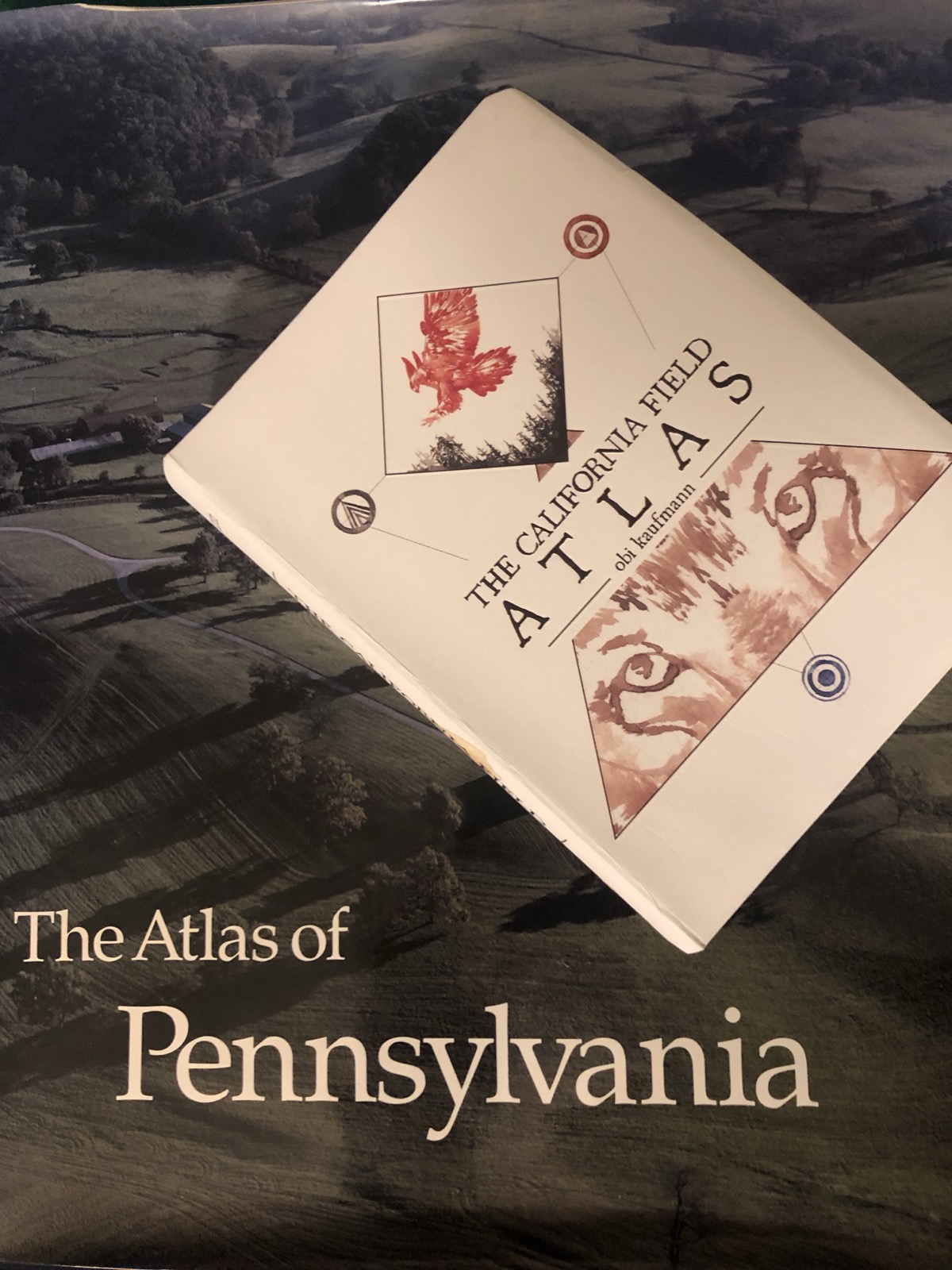 Looking at two state atlases as I think about making a map