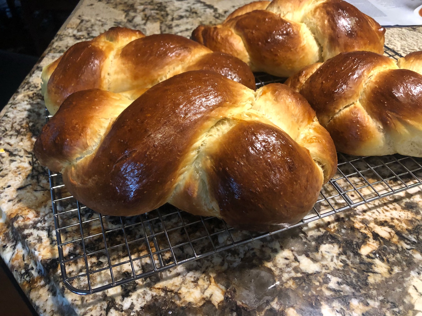 Challah with dinner