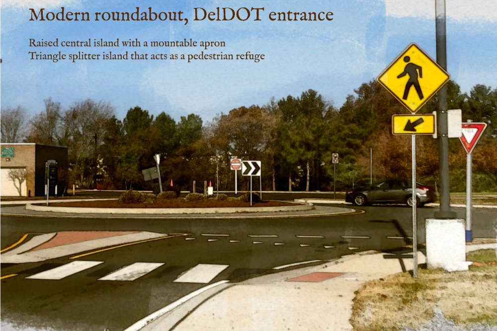 At DelDOT this morning - love the roundabout