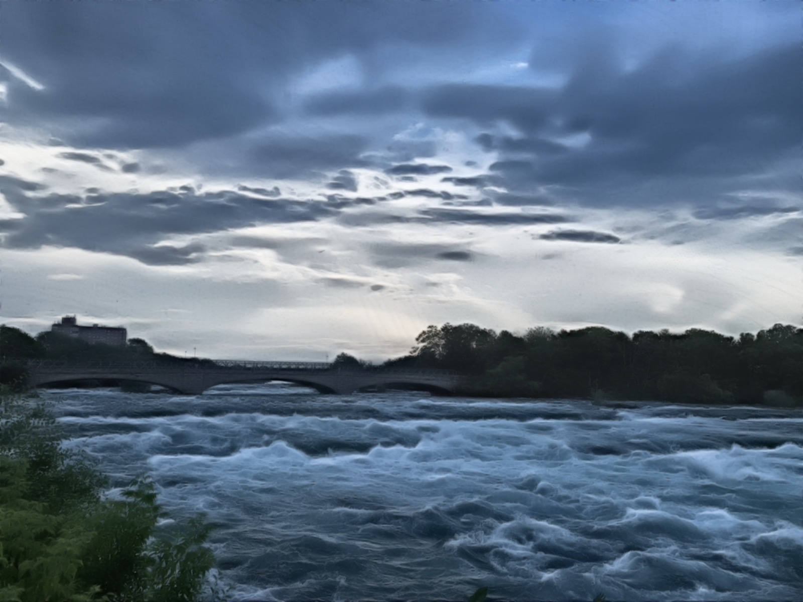 A simple map of Niagara Falls