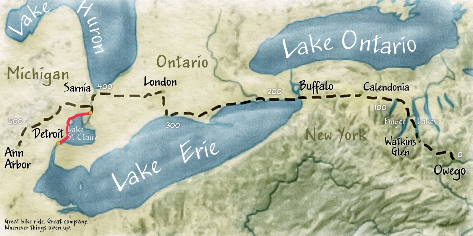 Bike trip thoughts for this spring