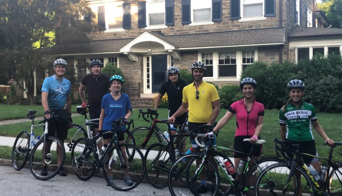 Cape May Cyclists in Jenkintown