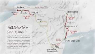 Map of my trip