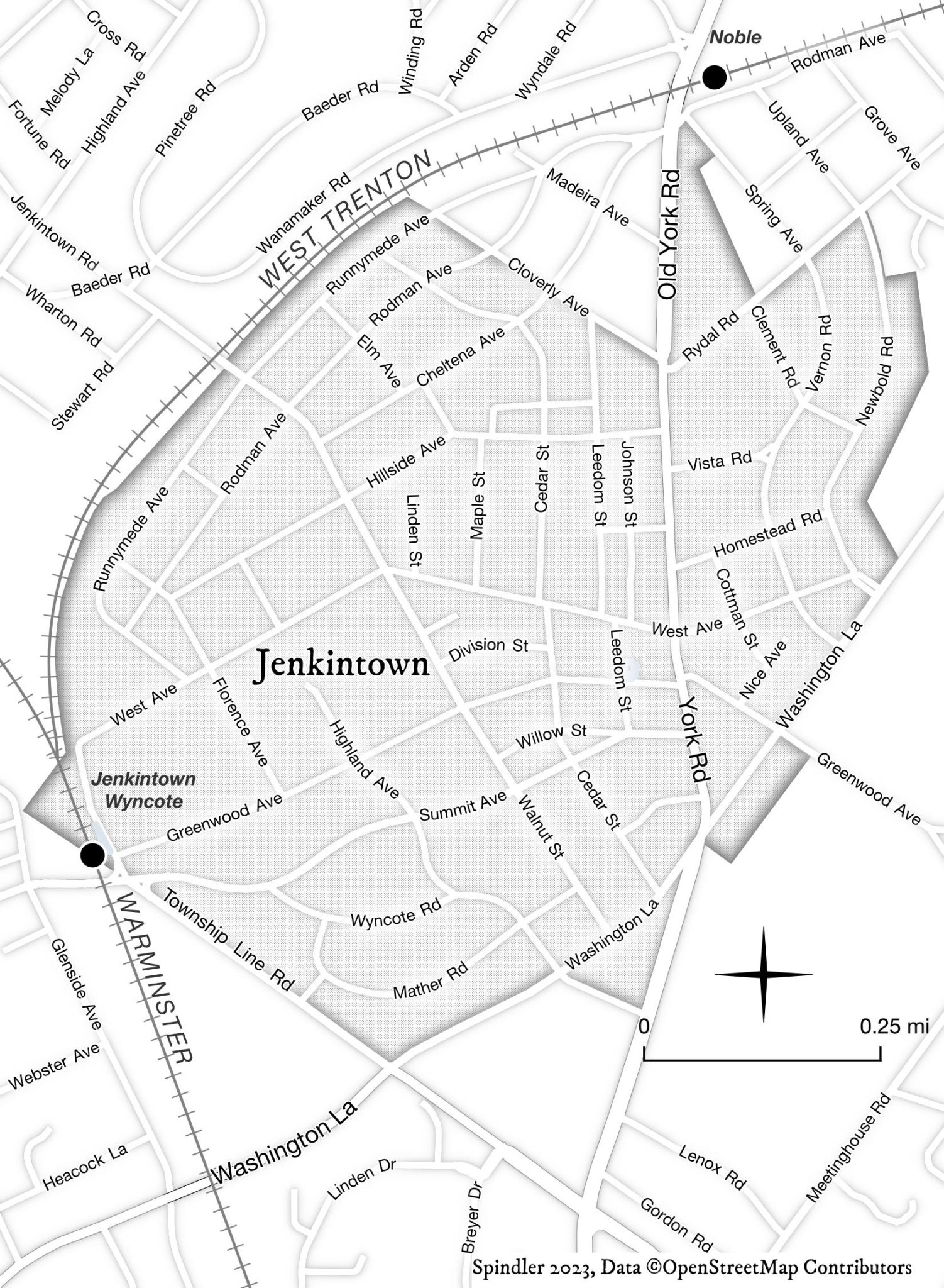 Jenkintown Maps, and I’m on the ballot for Borough Council Steve Spindler